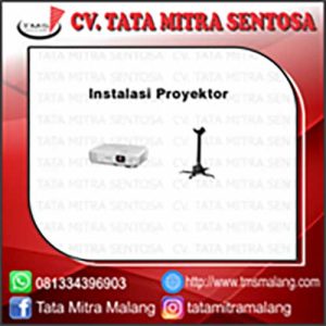 Instalasi LCD Proyektor Epson EB-E500