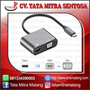 Konektor Type C Ke HDMI dan VGA