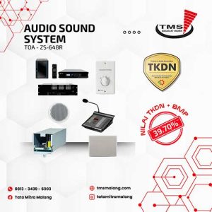 PAKET AUDIO SOUND SYSTEM GEDUNG TOA ZS-648R + INSTALASI