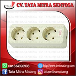 Stop Kontak lubang 3 Uticon