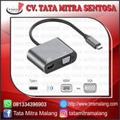 Connector Type C Ke HDMI dan VGA