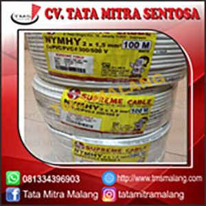 kabel serabut 50m NYMHY 2x1,5mm